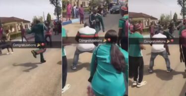 Man overjoyed, shows off energetic dance moves as he retires from Nigerian army (Video)
