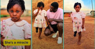 Little Girl With One Leg Gets Sponsorship to School