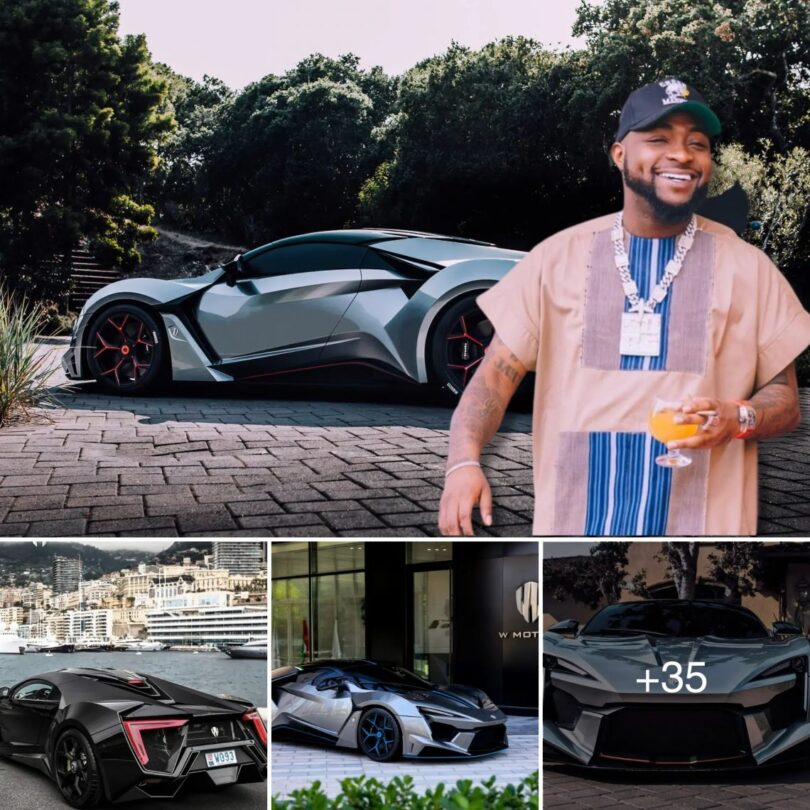 Davido spent all his savings to own the rare supercar Fenyr SuperSport